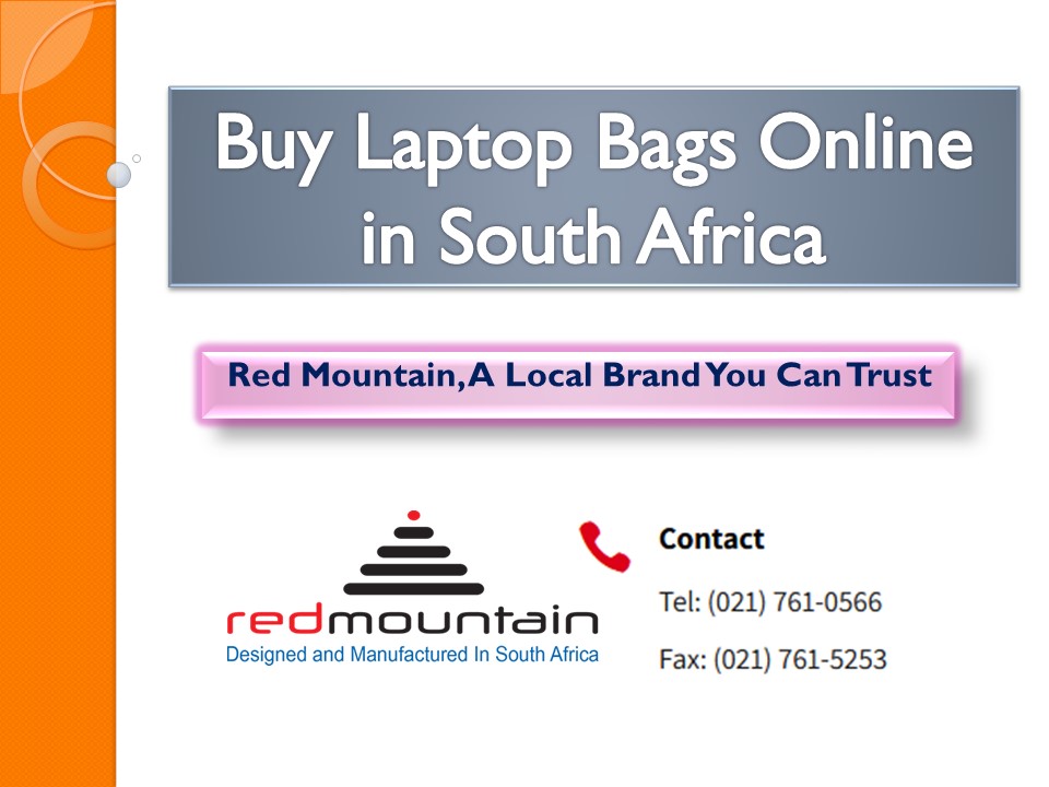 PPT Buy Laptop Bags Online in South Africa PowerPoint presentation