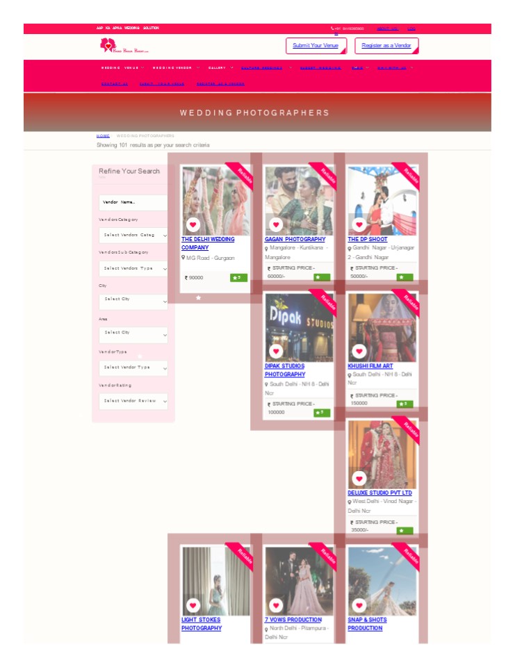 Top 25 Photographers in Delhi