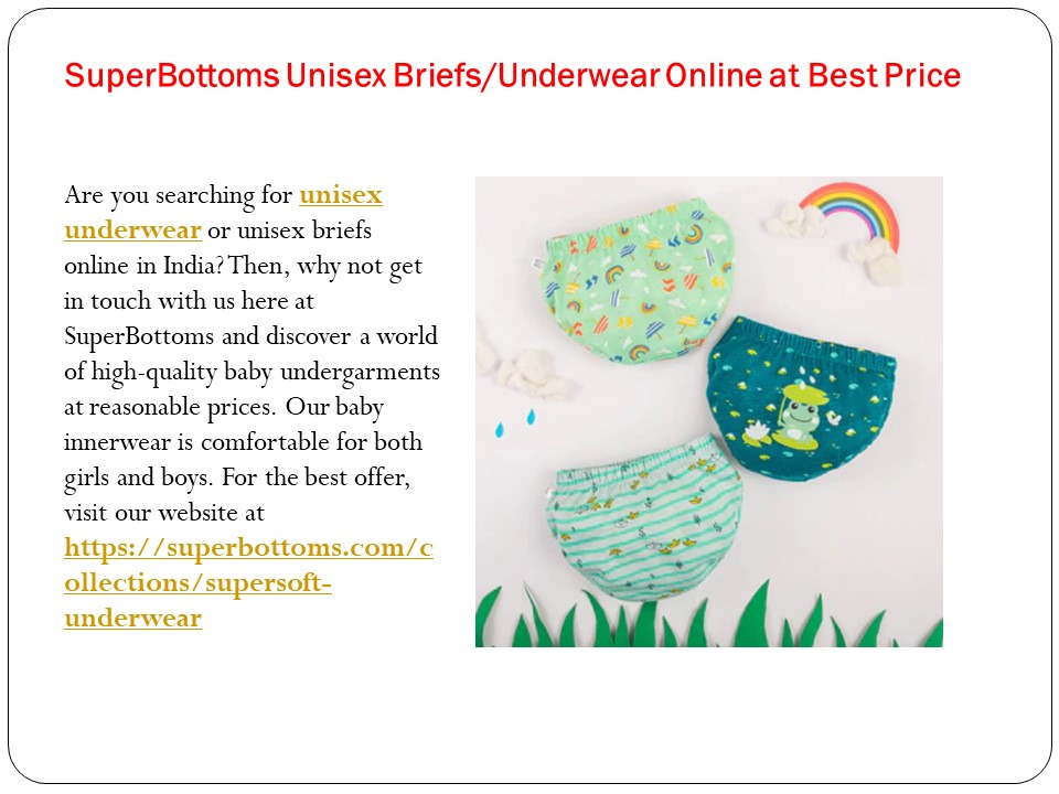 SuperBottoms Unisex Briefs and Underwear Online
