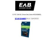 11 PC Drill & Drive Set