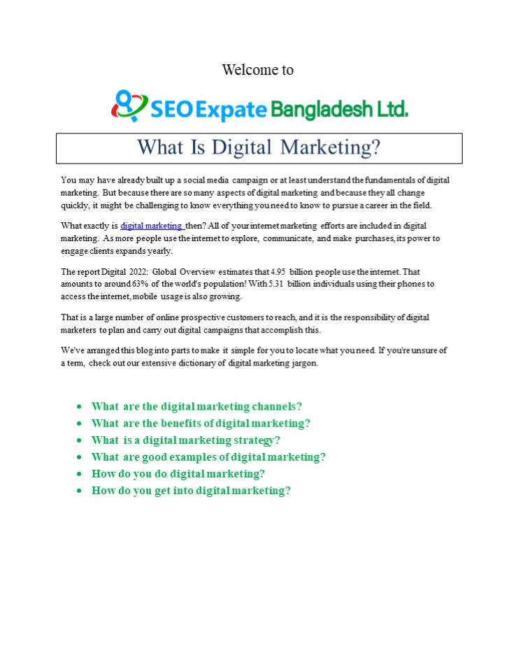 What Is Digital Marketing?