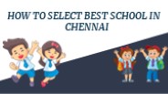 Best Schools Chennai