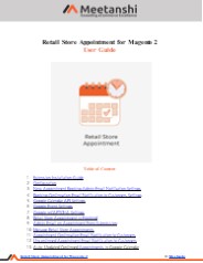 Magento 2 Retail Store Appointment