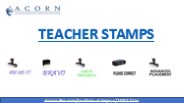 TEACHER STAMPS