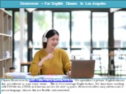 Strommen – For English Classes in Los Angeles