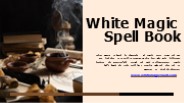 White Magic Spell Book