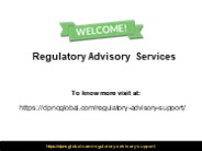Regulatory Advisory Services