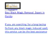 Best Black Magic Removal Expert in Florida