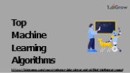 top machine learning algorithms