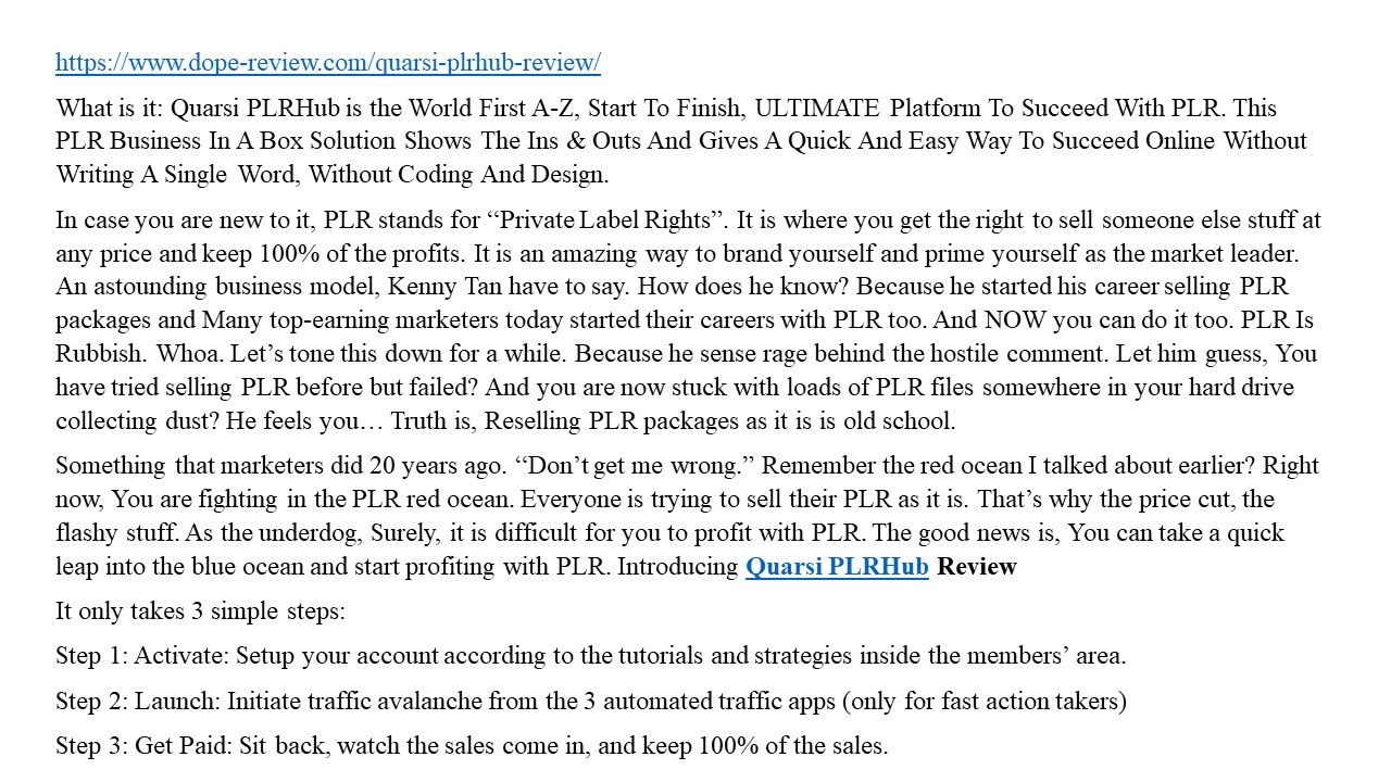 presentation player overlay