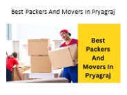 Best Packers And Movers In Pryagraj