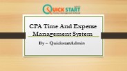 Top-Rated Time and Expense Management System – QSA