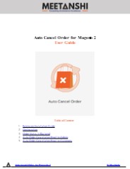 Magento 2 Auto Cancel Order