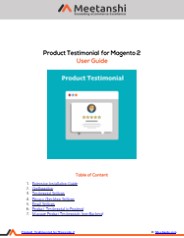 Magento 2 Product Testimonial