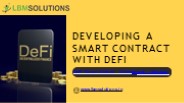 Developing a smart contract with Defi.