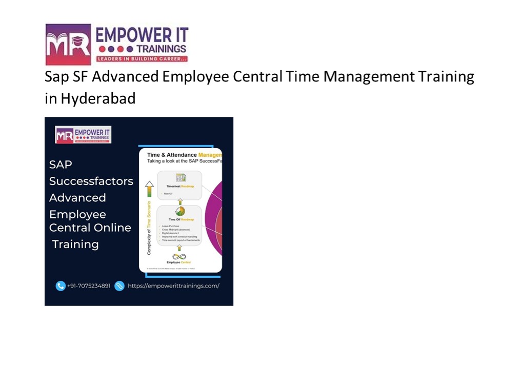 PPT SAP SF Advanced employee central time management training in
