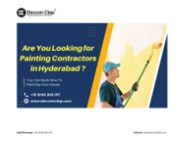 Best Painting Contractors in Hyderabad