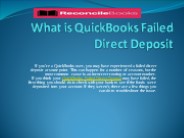 Fix QuickBooks Direct Deposit Issues