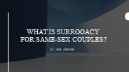 What is Surrogacy ​for Same-sex Couples?​