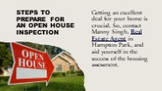Steps to Prepare for an Open House Inspection