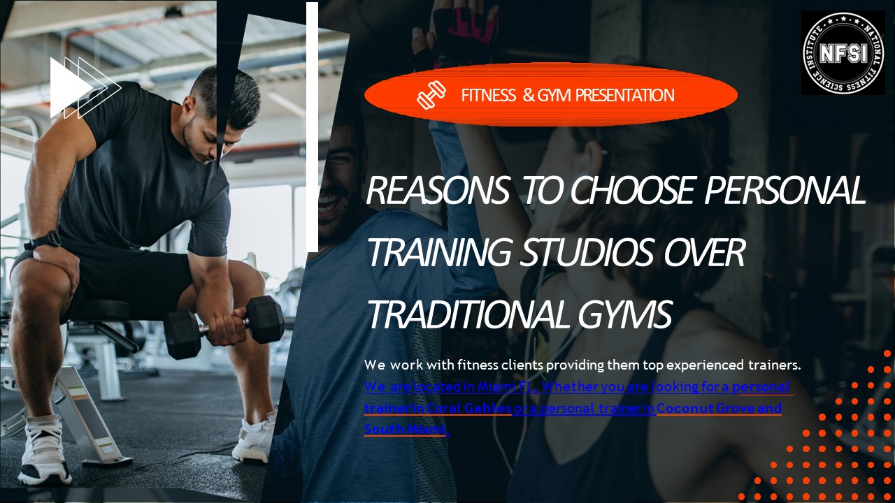 Reasons to Choose Personal Training Studios over Traditional Gyms