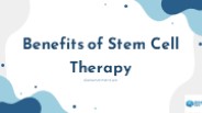 Benefits of Stem Cell Therapy- Globalstemcellcare
