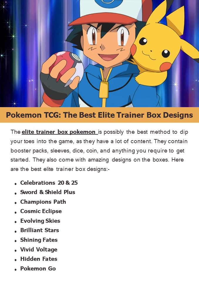 Pokemon TCG: The Best Elite Trainer Box Designs (1)