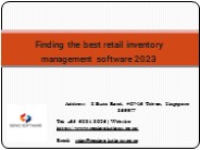 Best retail inventory management software 2023