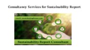 Consultancy Services for Sustainability Report
