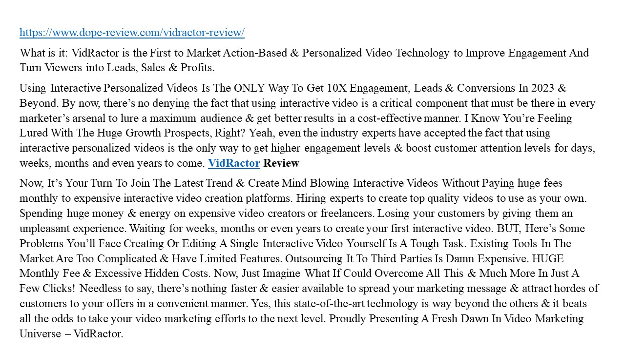 presentation player overlay