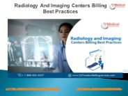 Radiology And Imaging Centers Billing Best Practices