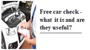 Free car checks – are they useful?