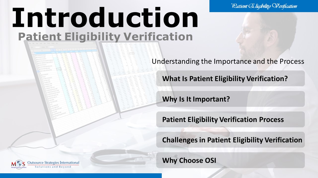 Patient Eligibility Verification