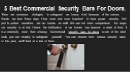 5 Best Commercial Security Bars For Doors.