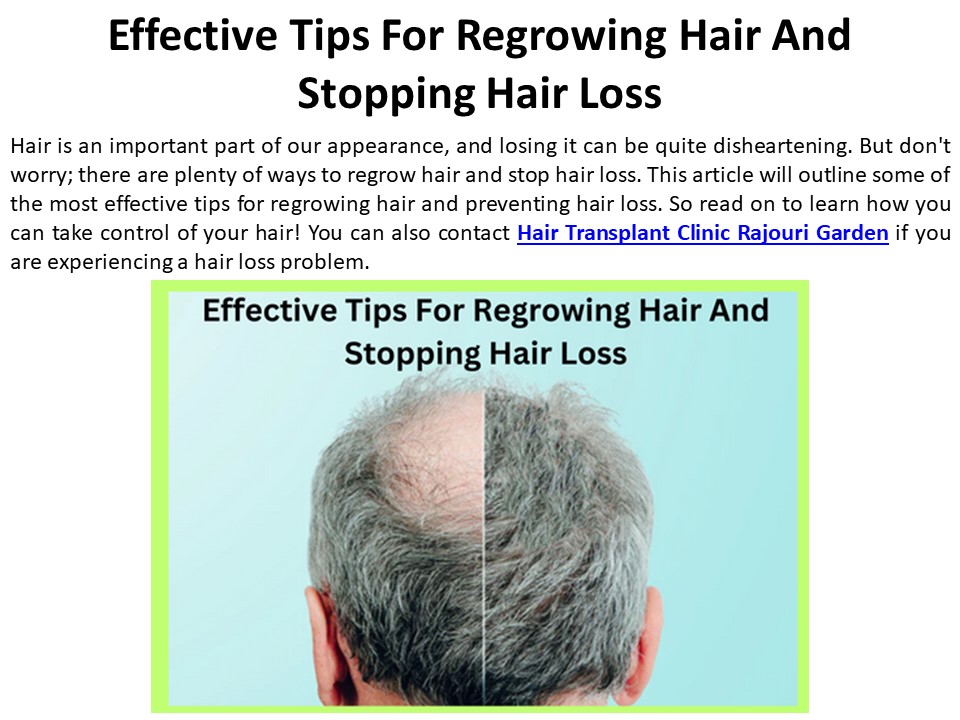 Therapies that Work to Increase Hair Growth and Prevent Hair Loss