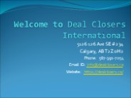 Deal Closers International - Digital Marketing Calgary
