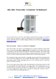 Why Wine Preservation Is Important for Businesses?