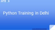 Python Training in Delhi