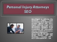 Personal Injury Attorneys SEO