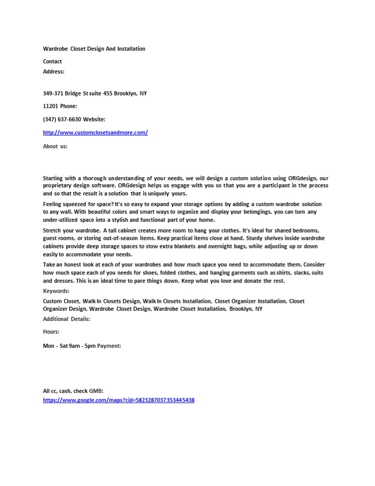 Wardrobe Closet Design And Installation (1)