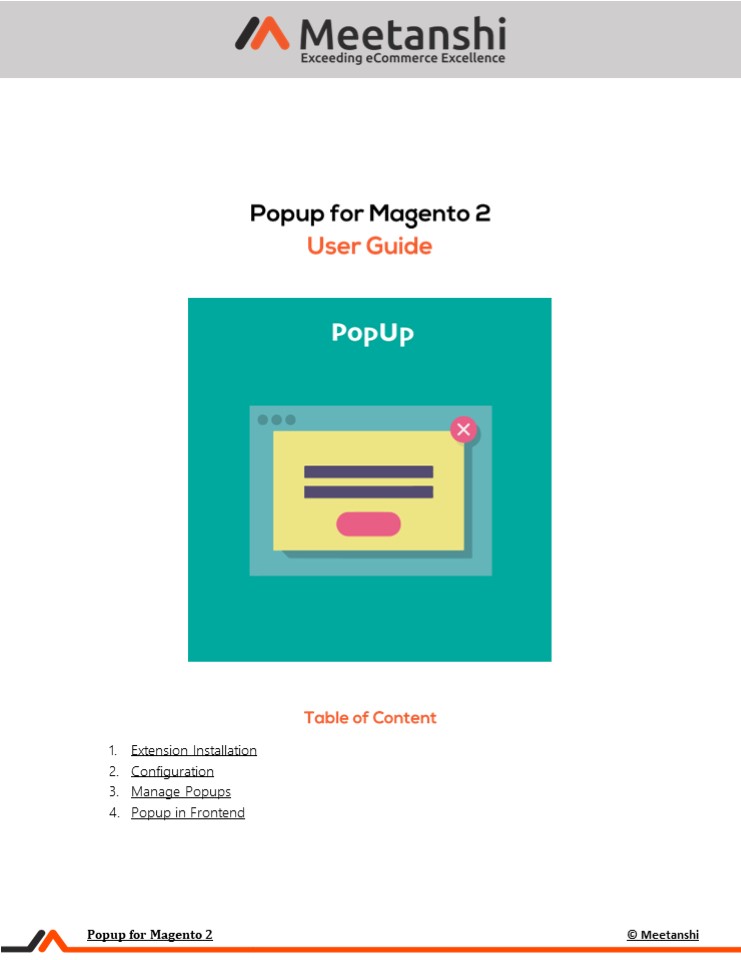 Magento 2 Pop Up