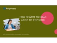 How to Write an Essay: A Step by Step Guide