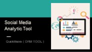 Social Media Analytic Tool
