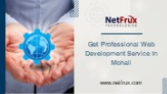 Get Professional Web Development Service In Mohali