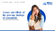 A Higher Demand For Accountants