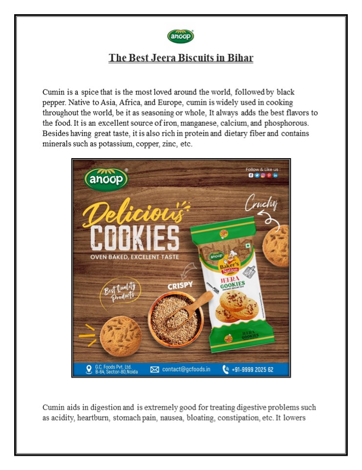 The Best Jeera Biscuits in Bihar