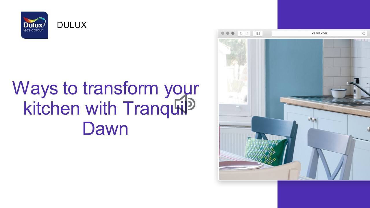 Ways to transform your kitchen with Tranquil Dawn