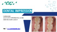 Dental Impression | gc india dental