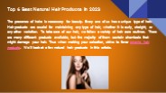 Top 6 Best Natural Hair Products In 2023