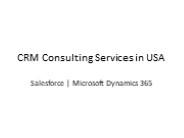 CRM solutions | CRM Consulting Services | CRM Solutions | USA